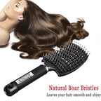 Detangling Brush Boar Bristles Set