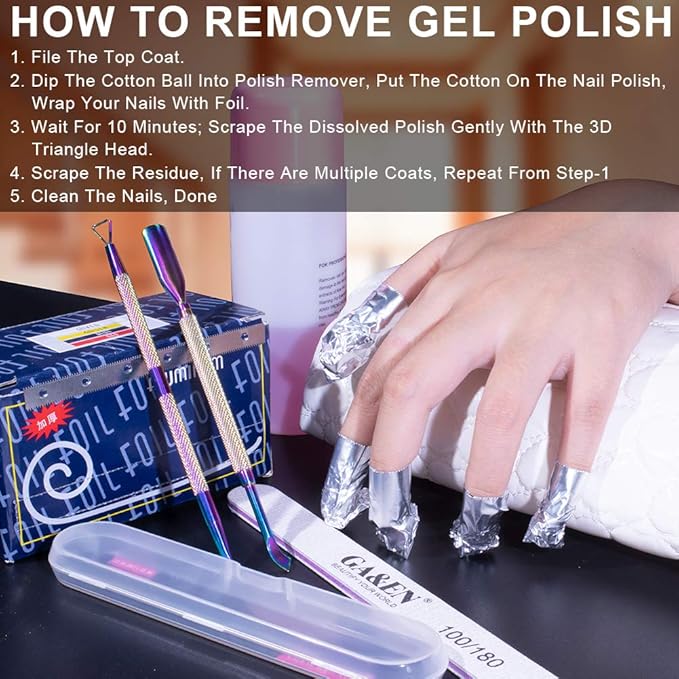 2PCS Metal Chameleon Cuticle Pusher