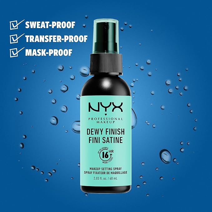 NYX PROFESSIONAL MAKEUP Makeup Setting Spray - Dewy Glass (Clear)