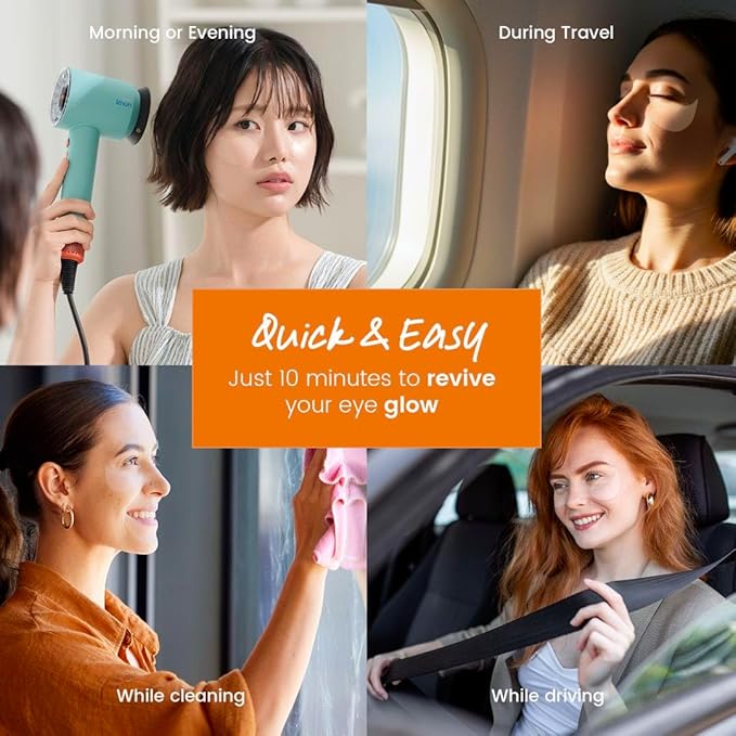 Caffeine Under Eye Patches: 30 Pairs Korean Hydrogel Eye Masks for Dark Circles Puffiness Relief with Niacinamide Hyaluronic Acid - Undereye Brightening Hydrating Anti-Wrinkle Treatment