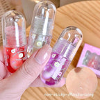 4 Pcs Lip Gloss Oil Set, Fruit Flavored Lip Gloss Set Cute Lip Jelly Hydrating Lip Make-Up for Kids and Teens, Kid Friendly, Party Gift, Non-toxic