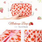 Soidram pink makeup bag quilted