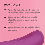 Women's Forget The Filler Lip Plumper Line Gloss, Violet Bloom, Purple, 0.11 Fl Oz (Pack of 1)