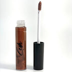 Zesh Cocoa Shine Lip Gloss - Enriched with antioxidant vitamin E and natural vanillin extract, 7g, Made in Canada