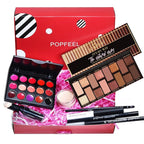 All in One Makeup Kit for Women Full Kit, Kit de Maquillaje para Mujer Included 16 Colors Eyeshadow Palette, Brushes, Mascara, Eyeliner, Lipstick Palette, Contour Stick