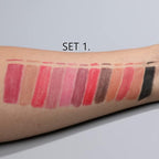 IS'MINE Matte Lip Liner Set - 12 Assorted Colors High Pigmented Natural Lip Makeup Soft Pencils Longwear Smooth Ultra Fine (Color Set -1)