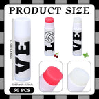 50 Pcs Happy Birthday Lip Balm Bulk Volleyball Moisturizing Lip Gloss with Natural Ingredients Lip Balm Bulk Gifts Baskets Business for Girls Men Women and Children Party (Stylish Volleyball)