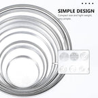 Lurrose 22pcs Empty Metal Pans Tin Palette Eyeshadow