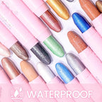 Kaely 2in1 Cream Eye Shadow Brightener Sticks for Eyes, Pencil Eyeshadow Applicator Stick Waterproof Pigmented, Eye Shadow Palette Highlighter Makeup, sombras para ojos, 22 Stone Matte