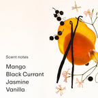 PHLUR Mango Mood Body Mist - Hair & Body Mist Fragrance - Mango, Jasmine, Patchouli & Vanilla Body Spray (8 Fl Oz)