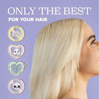 Luseta Purple Shampoo and Conditioner Set for Blonde, Gray - Color Treated Hair - Sulfate Free Paraben Free - Infused with Cocos Nucifera Oil for Curly and Damaged Hair - 2x16.9oz