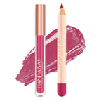 Lip Liner and Liquid Matte Lipstick Set, 12 Longwear