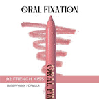 Long-Lasting & Waterproof Lip Liner Pencil – Oral Fixation – Precision Application with Sharpenable Tip (FRENCH KISS)