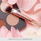 Niré Beauty 15piece Award Winning Glitter Makeup Brushes: Cute Makeup Brushes Set with Case, Beauty Blender, Cleaner, Guide, Gift Box