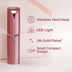 Facial Hair Removal for Women | Electric Razor Device Small Mustache Dermaplaning Remover Tools Tweezers Epilator Trimmer Face Dermaplane Shavers Beauty Gadgets Set Accessories by VISOFO (RoseQuartz)