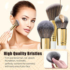 Professional Makeup Brushes Set Premium Quality Goat Hair Synthetic Fiber Powder Foundation Highlight Concealer Eyeshadow Blending By Bueart Design