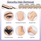 Generation 2 Replacement Heads for Flawless Facial Hair Remover Replacement Heads,Suitable for Flawless Replacement Heads Gen 2 for Flawless Facial Hair Remover for Women,As Seen On TV.(4 Pack)