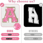 Personalized initial letter makeup bag,