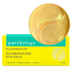 Patchology Eye Masks, Illuminating Under Eye Patches for Dark Circles (15 Pair) Brightening Eye Mask, Vitamin C Serum Eye Bags Treatment for Men and Women, Cooling Gel Pads