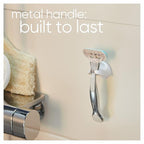 Gillette Venus Extra Smooth Charcoal Women's Razor Handle + 4 Blade Refills