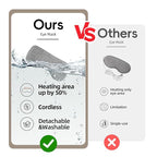 Graphene heated eye mask -