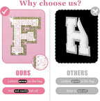 Personalized initial letter makeup bag,