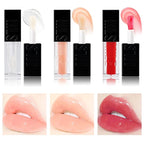 3PCS Hydrating Lip Glow Oil, Moisturizing Lip Oil Gloss,Plumping Lip Gloss,Natural Lip Plumper,No-Sticky Lip Gloss Lip Balm Lip Care for Women,girls 0.33fl oz