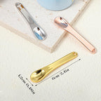 Prasacco 3 Pcs Skincare Spatula Metal Makeup Spatula