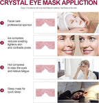 Rose quartz eye mask cooling