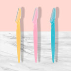 30 Pieces Eyebrow Razor Shaper Trimmer Shaver Facial Razor with Precision Cover for Women and Men