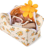Soidram floral makeup bag quilted