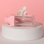 COSIDEA 18PCS Empty 8ML Square clear Lip Gloss Tube Silver big doe foot wand lipgloss tubes for Lip oil tint bottles container… (Pink)