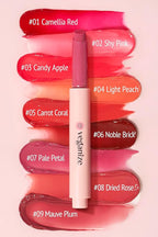 Veganize Collagen Lip Glass Balm | Hydrating Lip Balm in 9 Vibrant Colors | Moisturizing Lip Care Infused with Collagen Jelly Magic | No Animal Trial Lip Balm 0.06 oz (No. 2 Shy Pink)