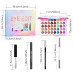All in One Makeup Kit for Women Full Kit Girls Makeup Gift Sets Xmas Essential Bundle Include Eyeshadow Palette Lipstick Blush Concealer Eyeliner Mascara Foundation Brush Eyebrow Pencil