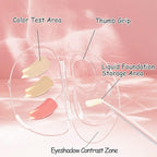 Makeup Mixing Palette, Acrylic Palette and Spatula, Upgraded