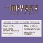 MRS. MEYER'S CLEAN DAY Dryer Sheets, Fabric Softener, Reduces Static, Infused with Essential Oils, Compassion Flower, 80 Count