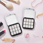 NICENEEDED 2 Pcs Empty Eyeshadow Palettes, 12 Grids