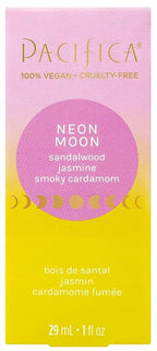 Pacifica Beauty Neon Moon Spray Perfume - Energetic Sandalwood Jasmine Smoky Cardamon - Clean Vegan Eau de Toilette, 1 fl oz