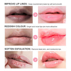 2Pcs Lip Glowy Balm and Lip Sleeping Mask Set, with 4 Flavor Options - Reduce Lip Lines, Enhance Lip Color, Hydrate & Plump Dry Chapped Lips Care (Peach)