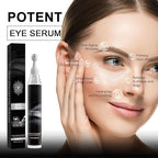 Eye Cream for Puffiness and Bags Under Eyes, Under Eye Cream for Dark Circles, Eye Roller for Puffy Eyes, Caffeine Eye Serum with 360°Massage Ball Reduce Wrinkles and Fine Lines