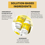 Acure Dry Shampoo - All Hair Types | 100% Vegan | Certified Organic | Rosemary & Peppermint - Absorbs Oil & Removes Impurities Without Water | 1.7 Oz