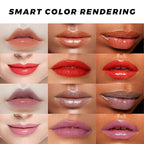 Plumping Lip Oil, 4PCS Hydrating Lip Glow Gloss Moisturizing Tinted Lip Balm Lasting Nourishing Protects Soothes, Comforts Transparent Lip Care Toot, Natural Ingredients Non-sticky Big Brush Glitter Primer Lip Tint (SET A)