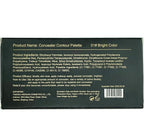 Concealer Contour Palette, Cosmetics Cream Contour and Highlighting