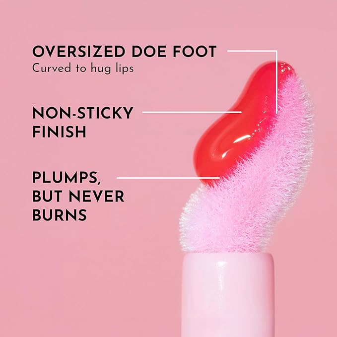 Forget the Filler Lip Plumping Line Smoothing Gloss - Sex Pot - Premium Volumizing Lip Gloss with Natural Ingredients Designed to Plump, Firm, and Hydrate Lips 0.11 oz