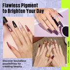 MEFA 35 Pcs Gel Nail Polish Set, 32 Colors All Seasons Collection Gel Nail Polish Set with Matte/Glossy Base Top Coat Manicure DIY Salon Home Decoration Beginners Gifts for Women