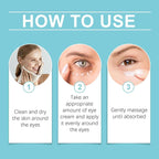 Instant Firm Eye Tightening Cream with Caffeine & Collagen & Vitamin E, Instant Firming Eye Cream, Eye Tightener Cream Travel Size 1 Fl Oz