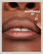 Beauty Glazed 6pcs Nude Brown Lip Liner Makeup Set - Waterproof & Smudge-Proof Matte Pencil, Long-Lasting & Durable, Smooth & Easy Glide, Non-Smudge, Contouring, Filling & Layering (PINK-ROSY Set)