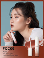 INTO YOU Lip Gloss Coco Liquid Moisturizing Lipstick Long Lasting Lip Stick Lip Stain Makeup Glitter Shine Non-sticky Lipstick for Women (CC06)