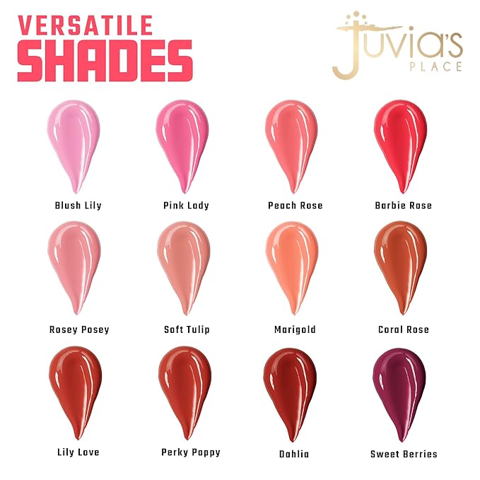 Juvia's Place Blushed Liquid Blush CoralRose - Dewy Tint Cheeks Makeup Glow Pigment Effortless Beauty Long Lasting Cosmetics Soft Creamy Natural Buildable All Skin Color Light Flawless Finish Blend