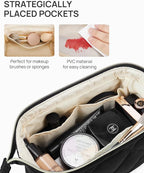 Telena puffer makeup bags for